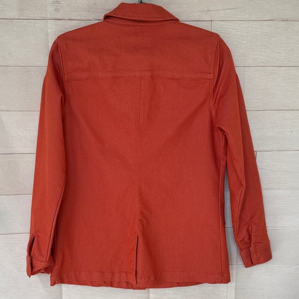 Any Body Women's Utility/Denim Jacket in Pumpkin size XS - Picture 5 of 5